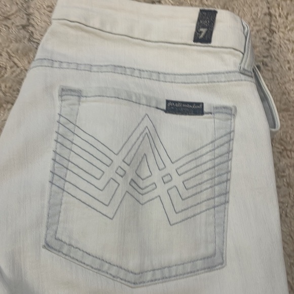 7 for All Mankind A-POCKET Flare Leg Jeans Denim NEW - Picture 5 of 11